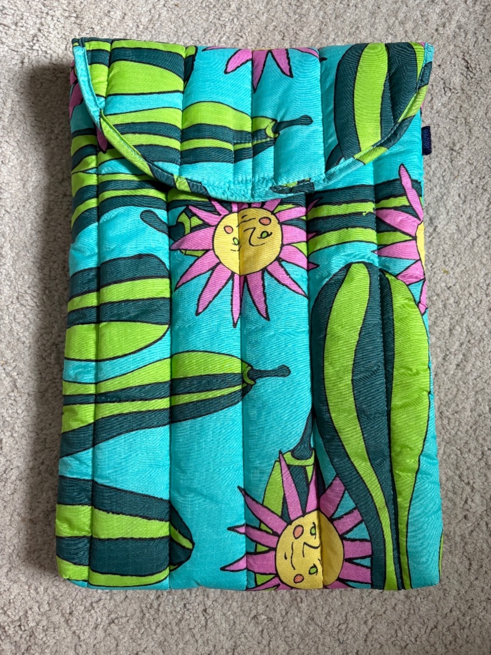 NWOT Ultra Rare Baggu Zucchini Laptop 16inch sleeve